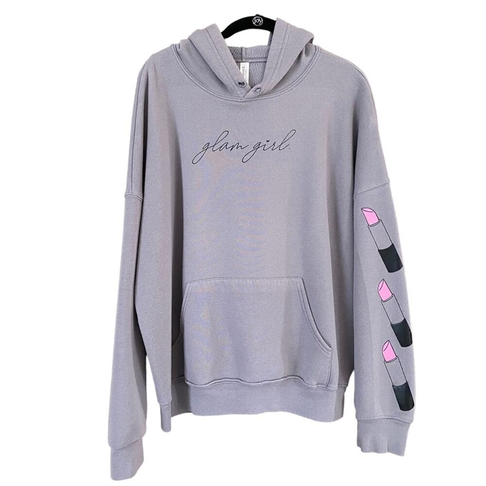 Skullhouse Designs Glam Girl Lipstick Hoodie Size Large